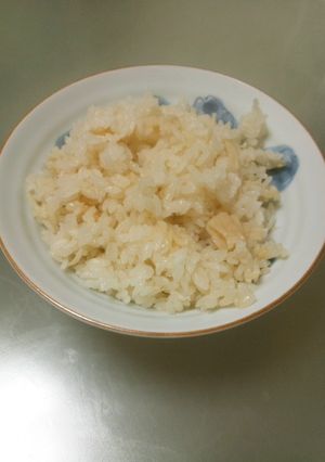 簡単！ホタテの缶詰で炊き込みご飯-レシピのメイン写真