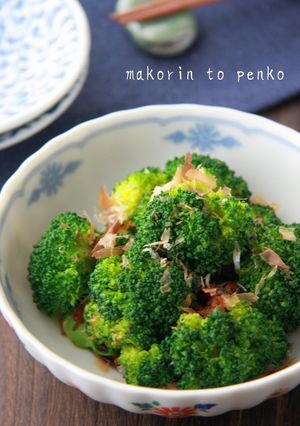 レンジで3分！ブロッコリーのおかか和え-レシピのメイン写真