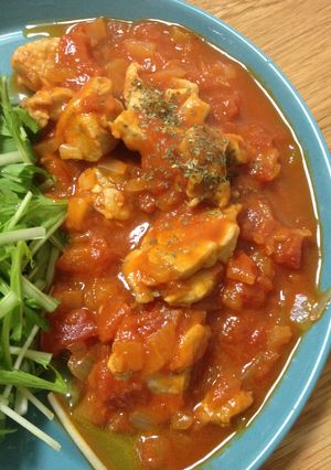 チキンのトマト煮-レシピのメイン写真