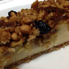 รูปของ ザクザク美味しいグラノーラのチーズケーキ
