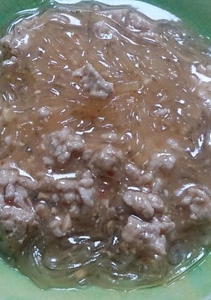 簡単～食べるラー油で麻婆春雨もどき～-レシピのメイン写真