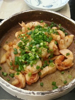 簡単韓国風海老とホタテの味噌炒め-レシピのメイン写真