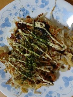 簡単に1品!もやしのお好み焼き風!-レシピのメイン写真