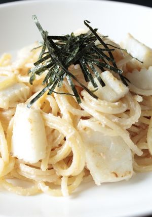 イカと明太子クリームパスタ-レシピのメイン写真