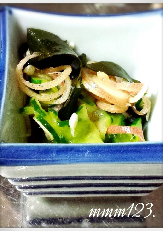 【簡単5分】きゅうりの酢の物-レシピのメイン写真