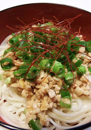 のせるだけ♪納豆の冷やしうどん-レシピのメイン写真