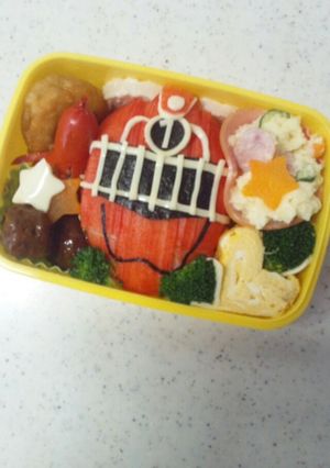 トッキュウジャー１号弁当-レシピのメイン写真