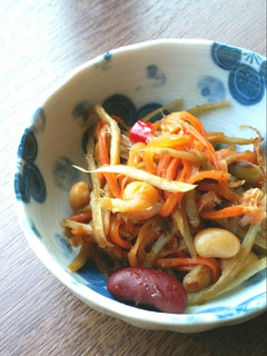 豆たっぷり☆ご飯が進むきんぴら-レシピのメイン写真
