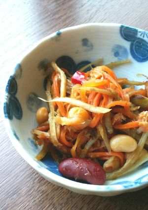 豆たっぷり☆ご飯が進むきんぴら-レシピのメイン写真