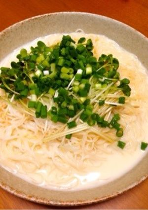豆乳カッペリーニ-レシピのメイン写真