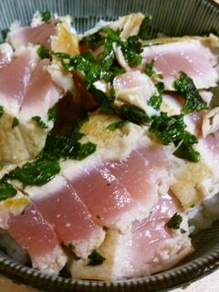 マグロのステーキ丼-レシピのメイン写真