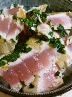 マグロのステーキ丼-レシピのメイン写真