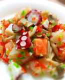 魚介ときざみ野菜の優しめマリネサラダ♪