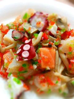 魚介ときざみ野菜の優しめマリネサラダ♪-レシピのメイン写真