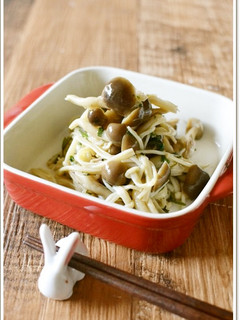 薬味たっぷりきのこの酒蒸し【作り置き】-レシピのメイン写真