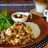 cafeごはん♪甘辛ミンチの卵とじ丼