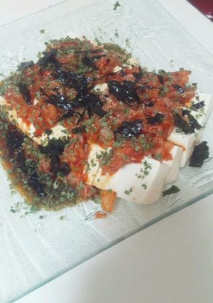 るる7 簡単♪ピリ辛キムチの豆腐サラダ-レシピのメイン写真