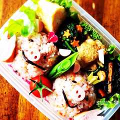 野菜たっぷり弁当♡子ぶたキャラ弁Br.-レシピのメイン写真