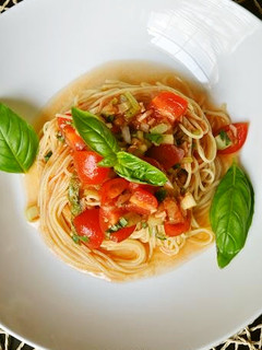 トマトと野菜ジュースで ☆ 冷製パスタ-レシピのメイン写真