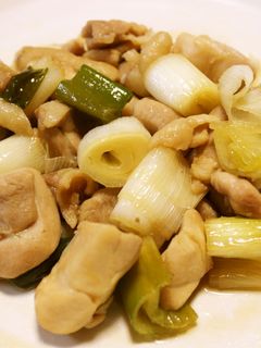 焼鳥風 鶏肉のねぎたっぷり炒め《タレ味》-レシピのメイン写真