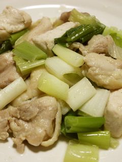 焼鳥風 鶏肉のねぎたっぷり炒め《塩味》-レシピのメイン写真