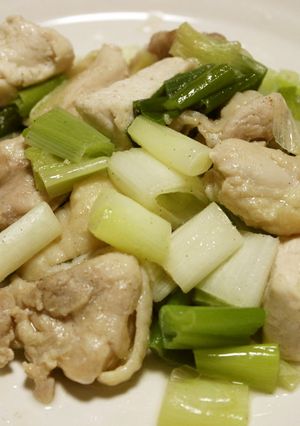 焼鳥風　鶏肉のねぎたっぷり炒め《塩味》-レシピのメイン写真