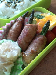 お弁当のおかずに☆アスパラの肉巻き-レシピのメイン写真