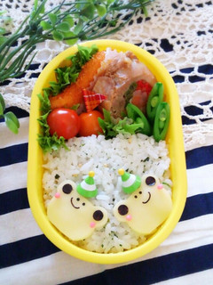 型抜きカエルサン弁当-レシピのメイン写真