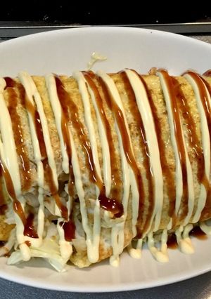 広島風？簡単満腹キャベツダイエット食-レシピのメイン写真