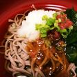 梅ぽんジュレのおろし蕎麦