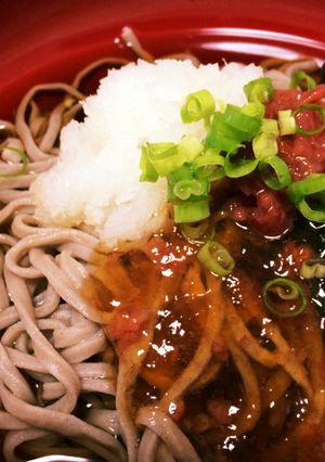 梅ぽんジュレのおろし蕎麦-レシピのメイン写真