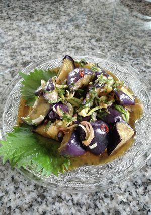 食べてみて♪揚げナスの香味だれ-レシピのメイン写真