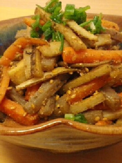 京のおばんざい 七味風味のきんぴらごぼう-レシピのメイン写真