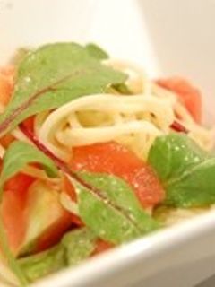 トマトの冷製パスタ-レシピのメイン写真