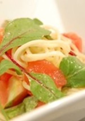 トマトの冷製パスタ-レシピのメイン写真