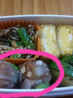 お弁当のおかずに揚げない枝豆入り肉団子-レシピのメイン写真