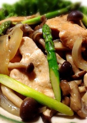 簡単！キノコと鶏むね肉のバター醤油炒め☆-レシピのメイン写真
