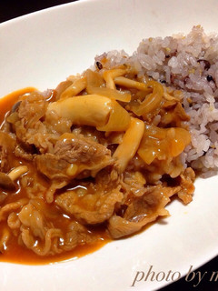ルーいらず!簡単ハヤシライス風-レシピのメイン写真