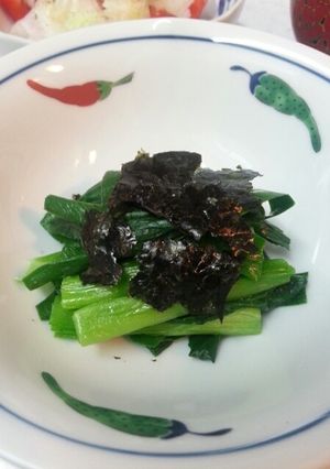 新顔野菜「行者菜」のお浸し-レシピのメイン写真