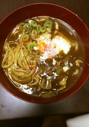 お一人料理　カレーうどん-レシピのメイン写真