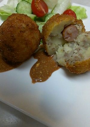ウインナーが極め手!うちのコロッケ-レシピのメイン写真