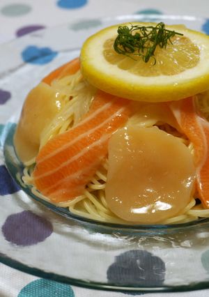 【美レシピ】カルパッチョｎａ冷製パスタ♪-レシピのメイン写真