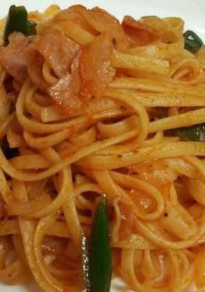 リングイネのナポリタン♪-レシピのメイン写真