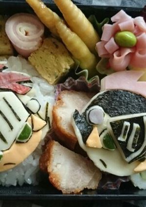 キャラ弁☆オレカバトル☆魔戦士タンタ-レシピのメイン写真