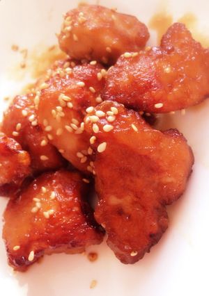 ビールが進む〜！鶏胸肉の甘辛唐揚げ-レシピのメイン写真