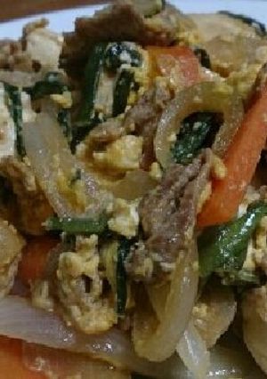 ☆新玉で簡単！節約豆腐チャンプルー☆-レシピのメイン写真