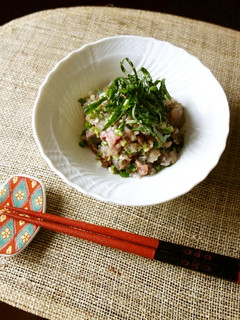 梅で爽やか☆鯵のなめろう-レシピのメイン写真