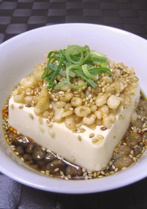 天かすゴマ冷奴-レシピのメイン写真