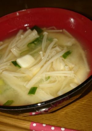 簡単☆えのきと豆腐のお味噌汁☆-レシピのメイン写真