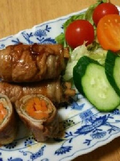 斬新!ナスの肉巻き☆-レシピのメイン写真
